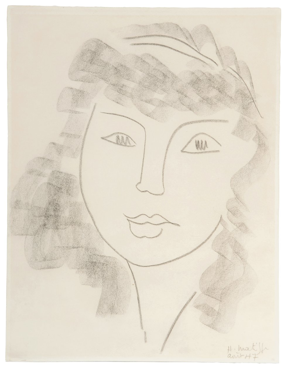 Portrét ženy; Portrait de Femme od Henri Matisse