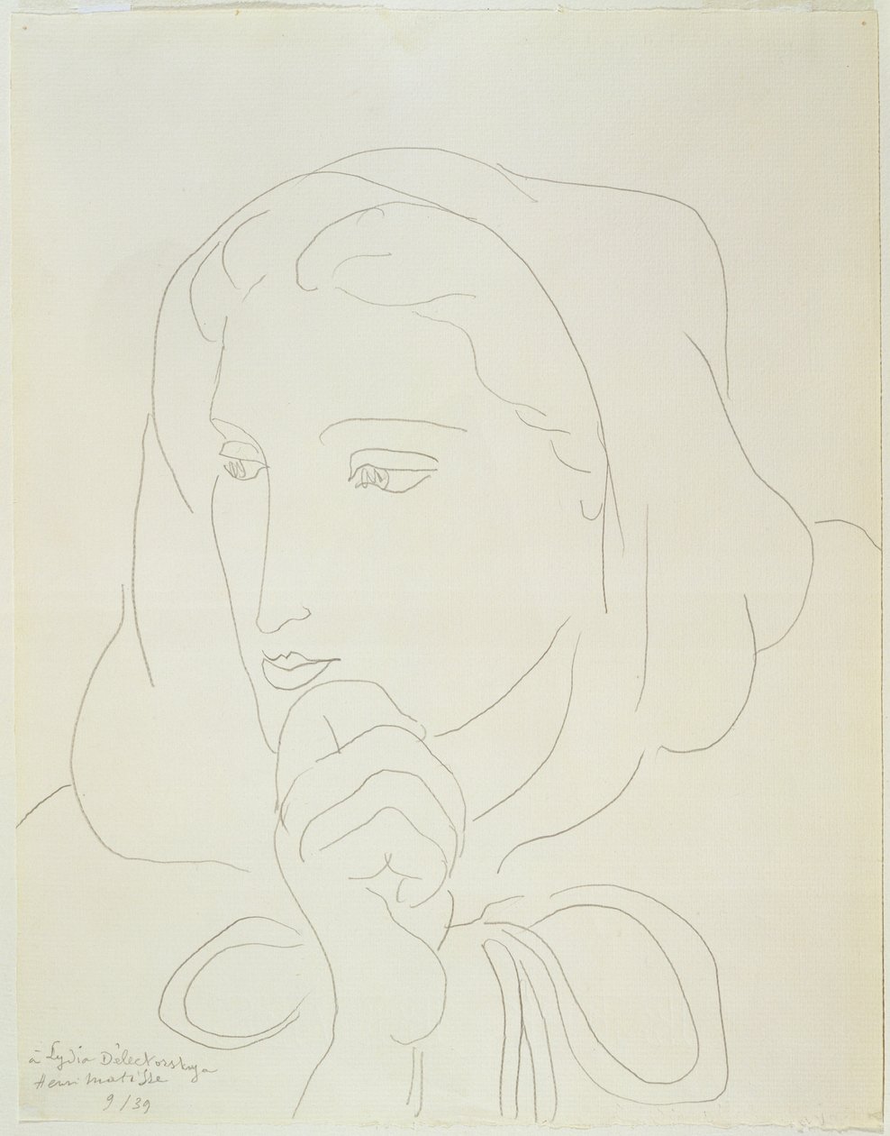 Portrét ženy v kapuci od Henri Matisse