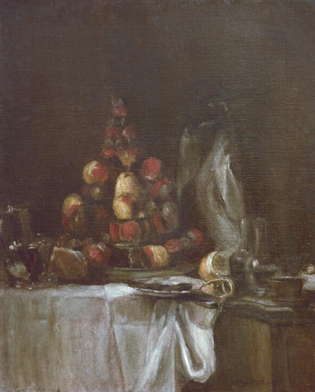 Pyramida z ovoce podle Chardina od Henri Matisse