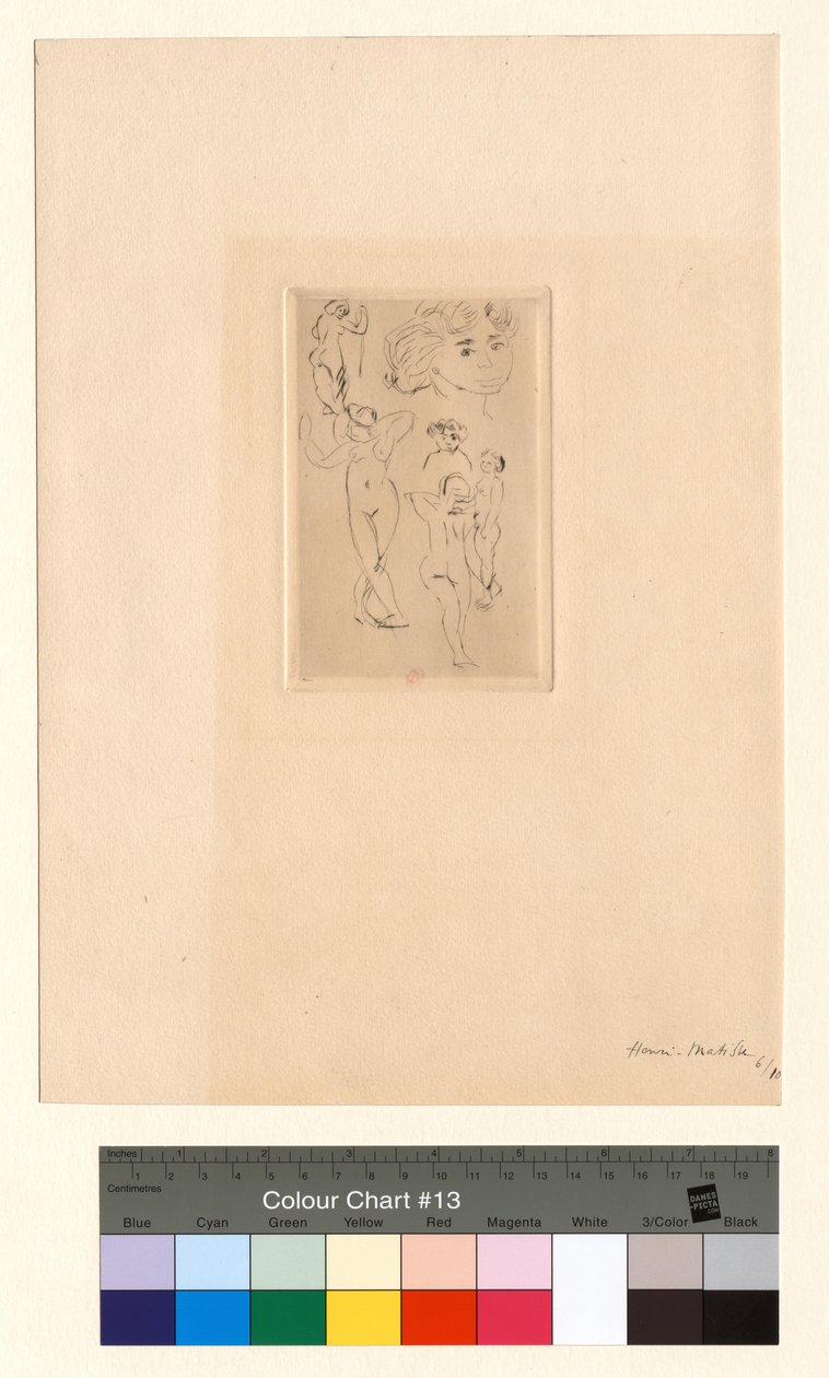 Čtyři akty, dvě hlavy od Henri Matisse