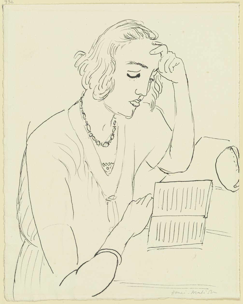 Čtoucí žena od Henri Matisse