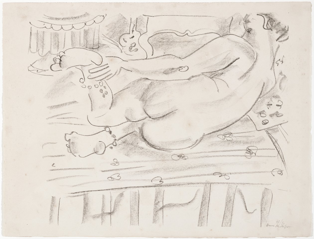 Ležící akt od Henri Matisse