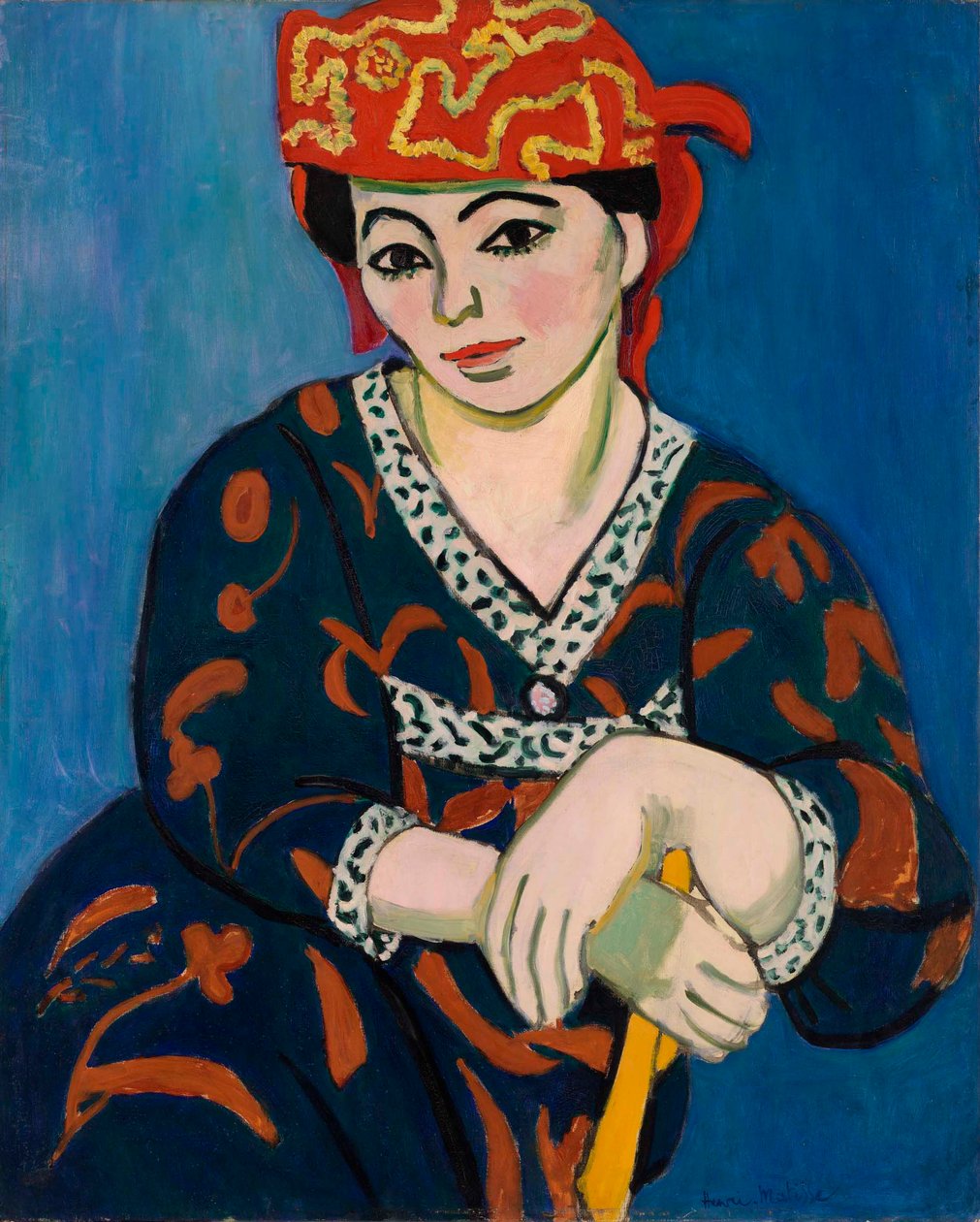 Červená čelenka Madras (Le Madras rouge) od Henri Matisse