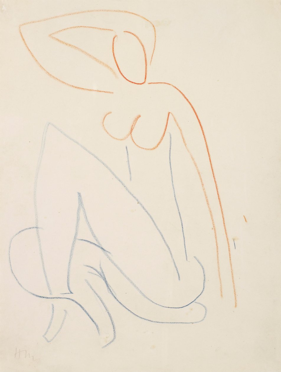 Sedící ženská postava od Henri Matisse