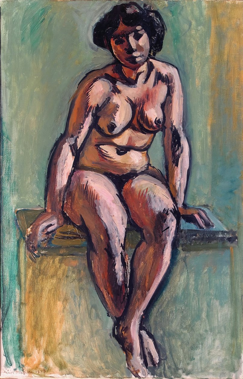 Sedící akt od Henri Matisse