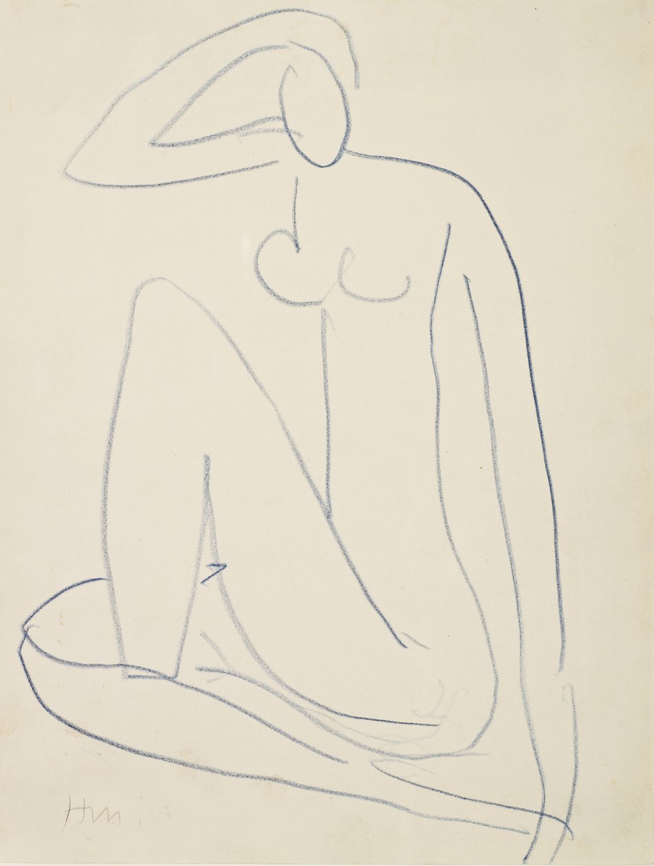 Sedící ženská postava od Henri Matisse