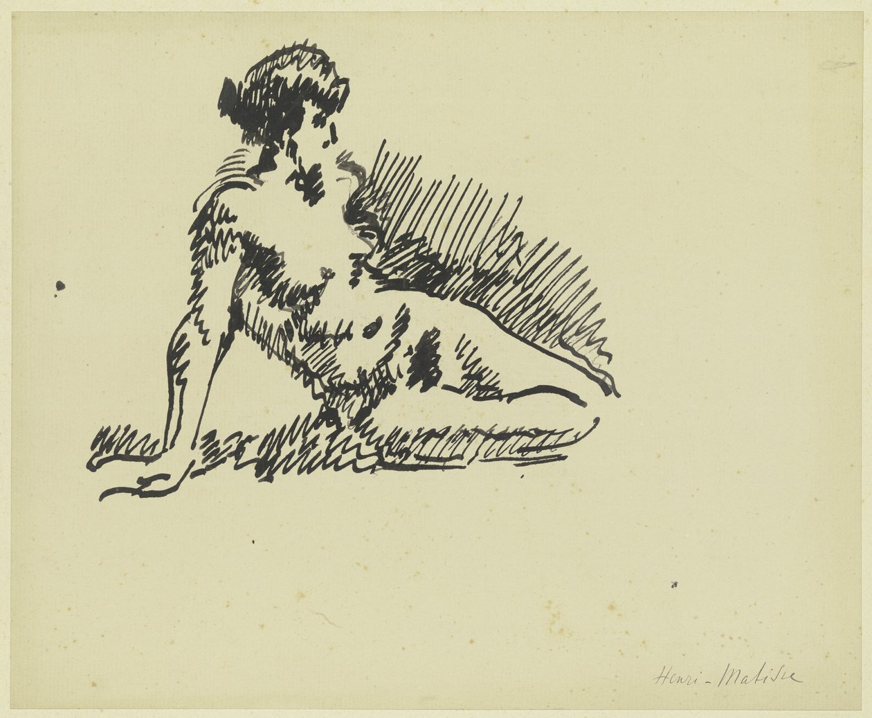 Sedící ženský akt od Henri Matisse
