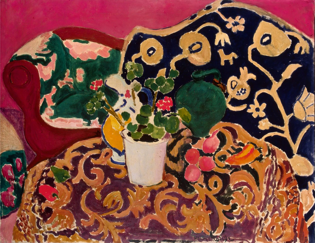 Španělské zátiší, asi 1910-11 (olej na plátně) od Henri Matisse