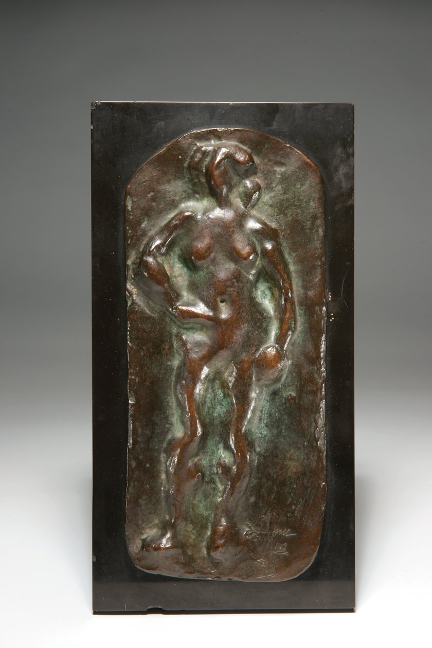 Stojící akt, navrženo 1908, odlito 1952 (bronz s hnědou patinou) od Henri Matisse