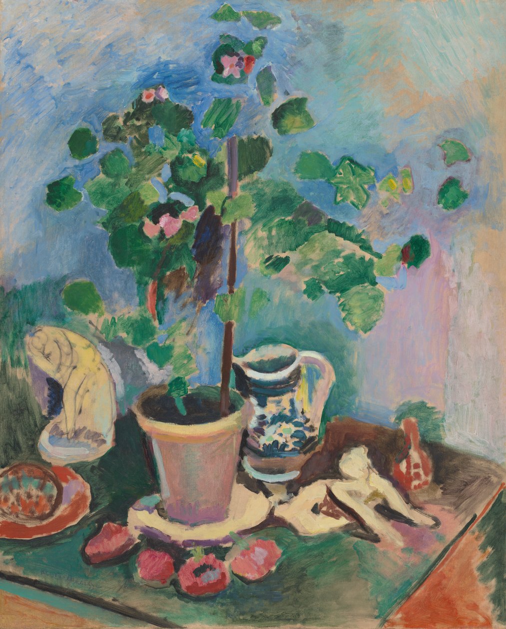 Zátiší s pelargonií od Henri Matisse