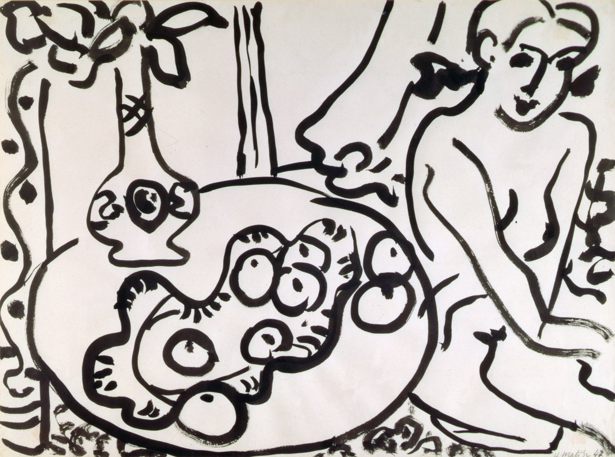 Zátiší s aktem od Henri Matisse