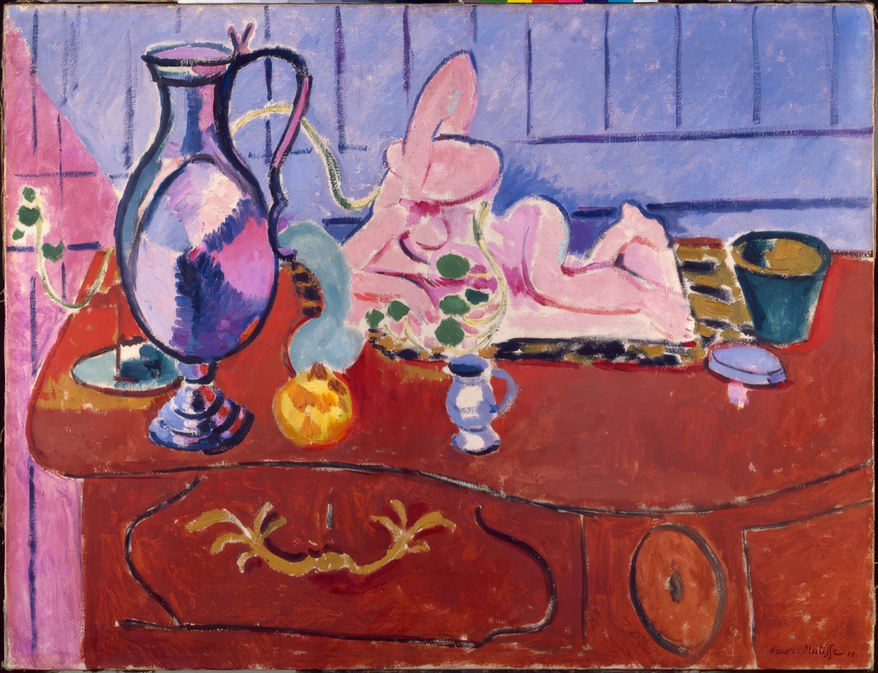 Zátiší s cínovým džbánem od Henri Matisse