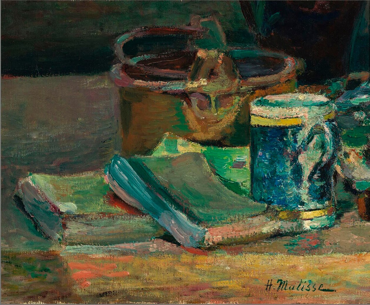 Zátiší s knihami, asi 1895 (olej na plátně) od Henri Matisse
