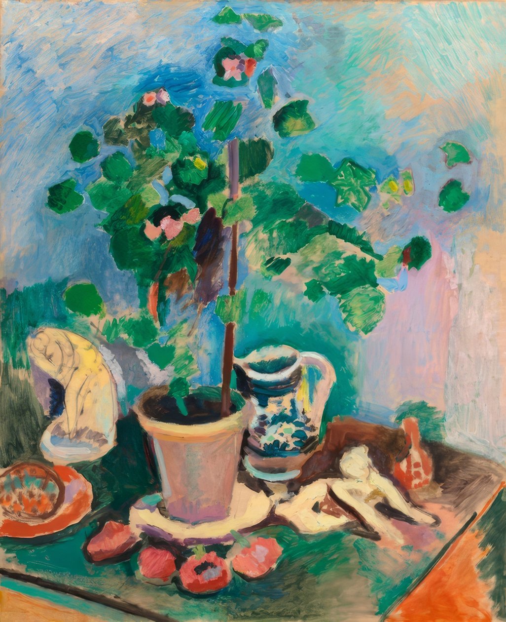 Zátiší s pelargoniemi od Henri Matisse