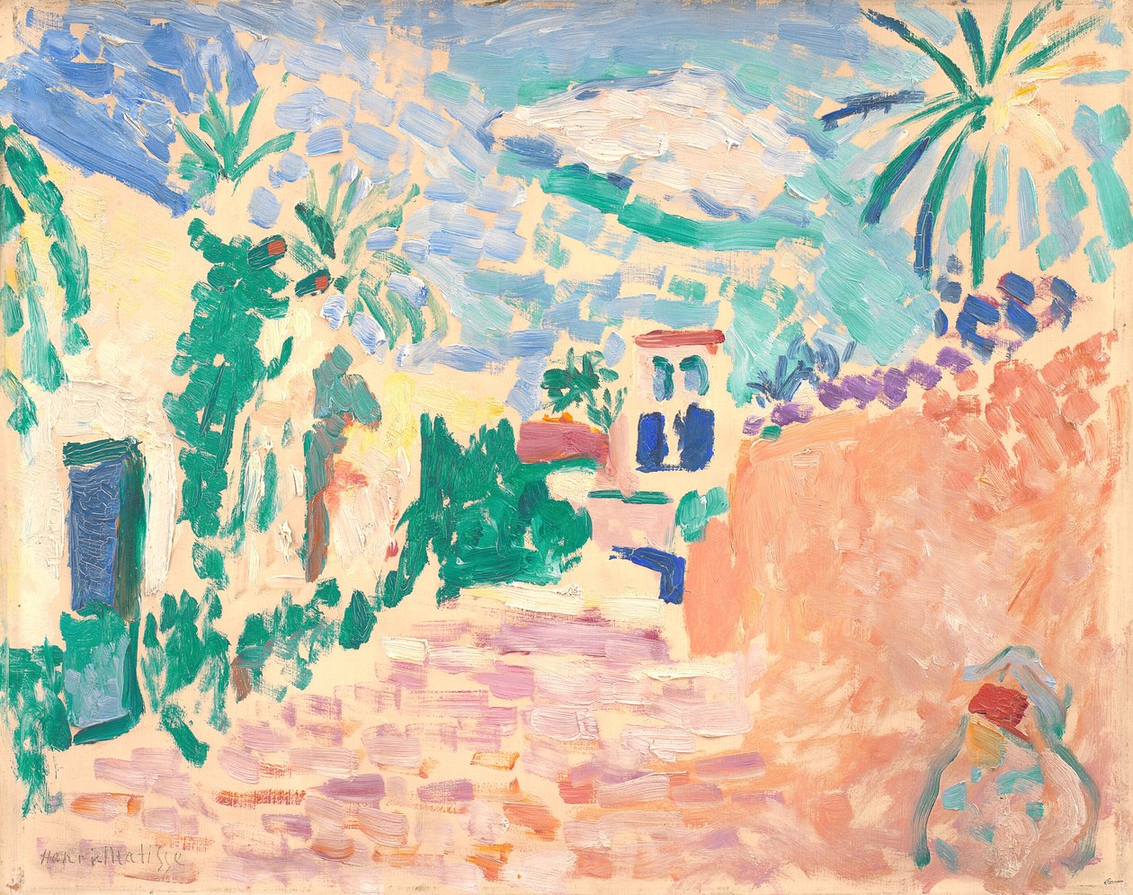 Ulice v Biskře, Alžírsko od Henri Matisse