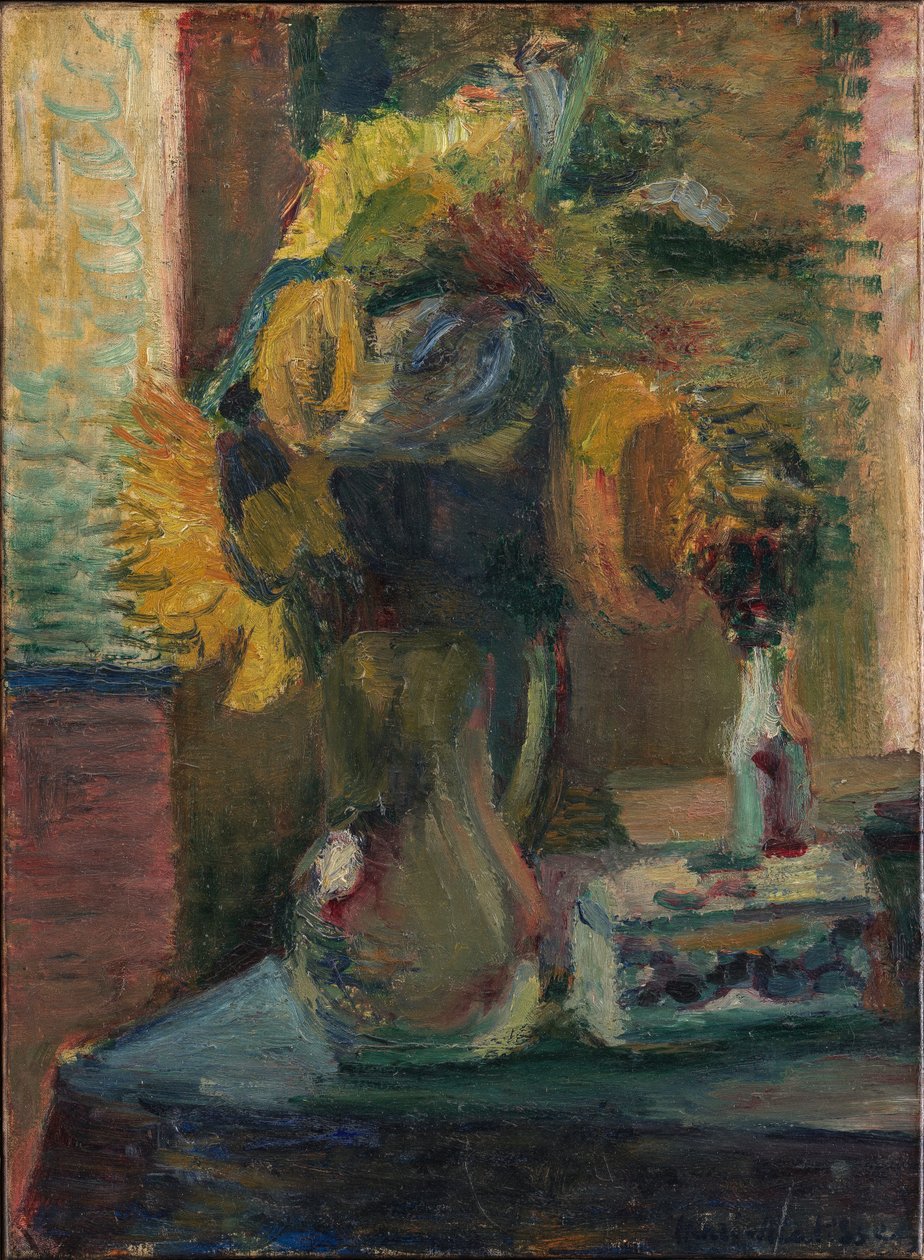 Slunečnice ve váze od Henri Matisse