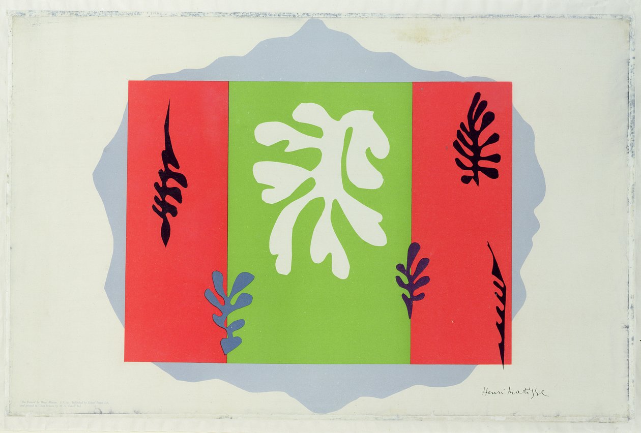 Tanečnice (barevná litografie) od Henri Matisse