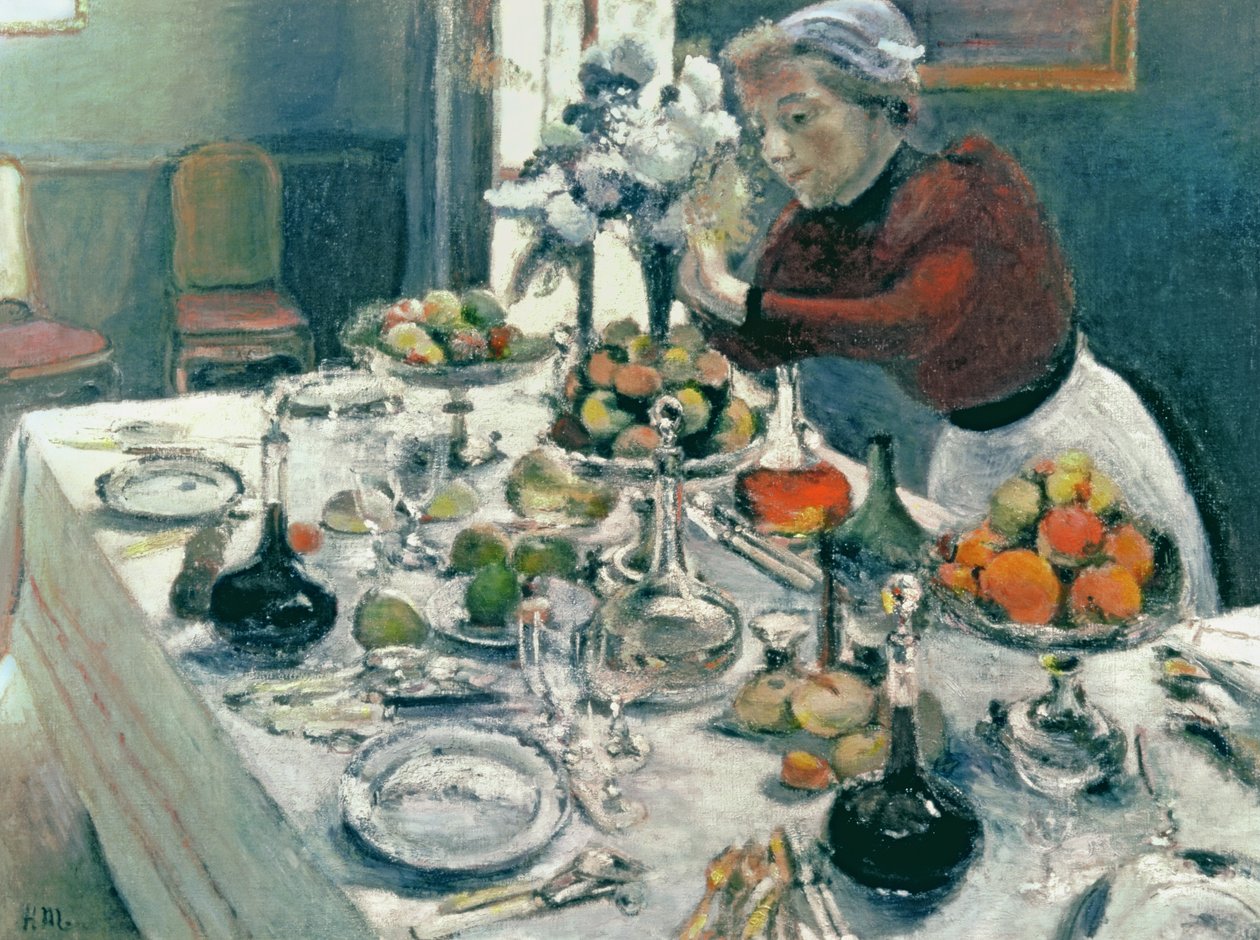 Večeře u stolu od Henri Matisse