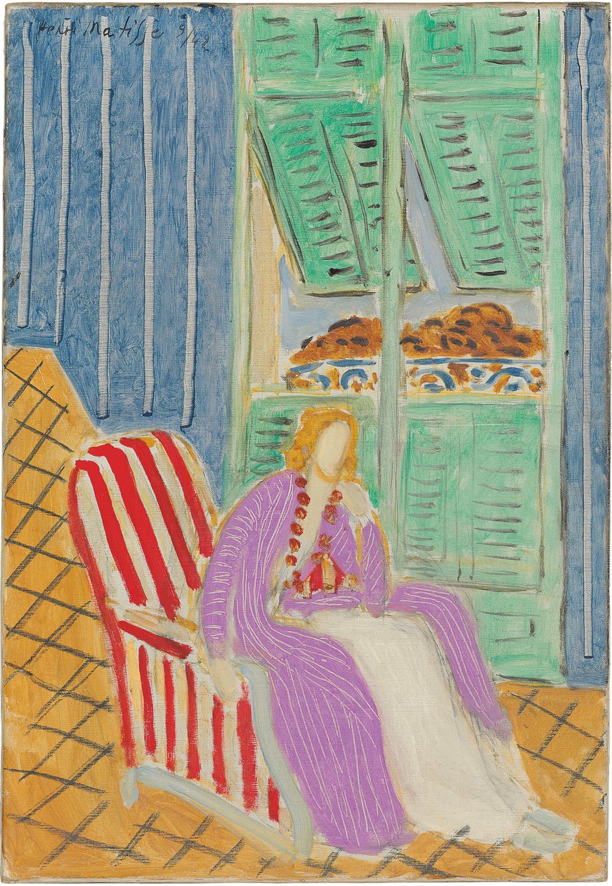Fialové šaty od Henri Matisse