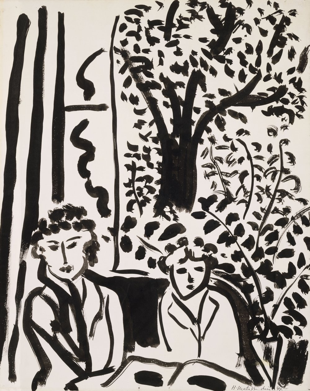 Ticho žijící v domech od Henri Matisse