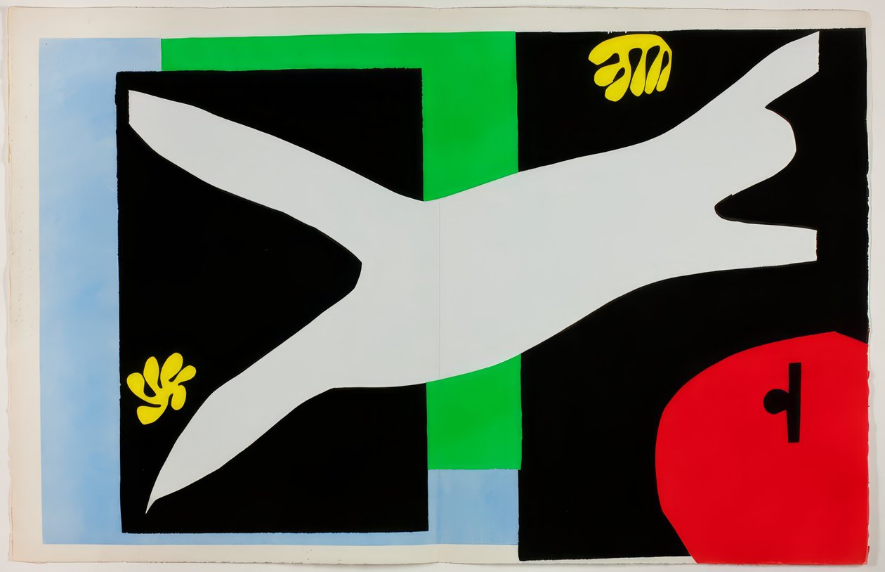 Plavec v nádrži, od Jazz od Henri Matisse