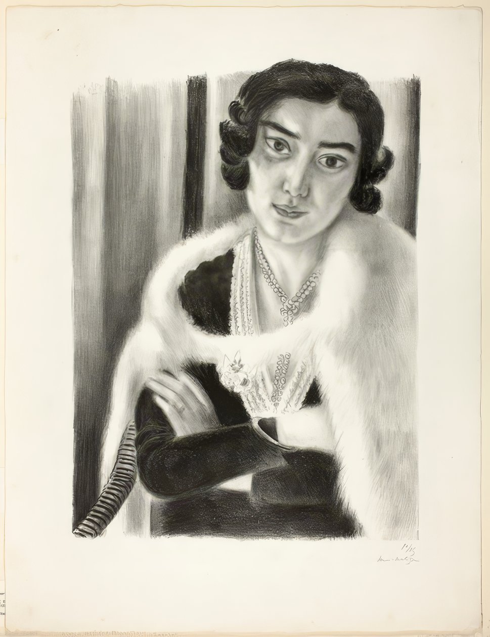 Bílá liška od Henri Matisse