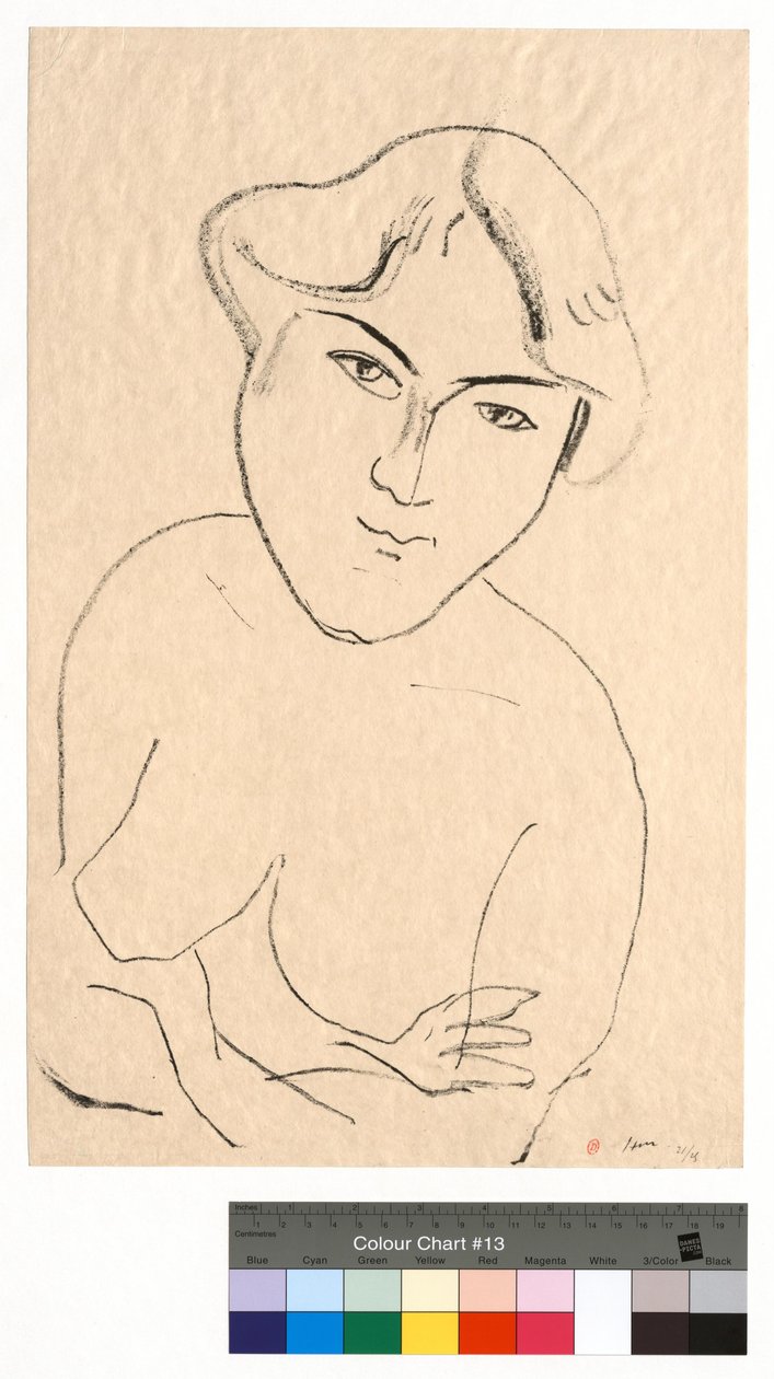 Torzo se zkříženými pažemi od Henri Matisse