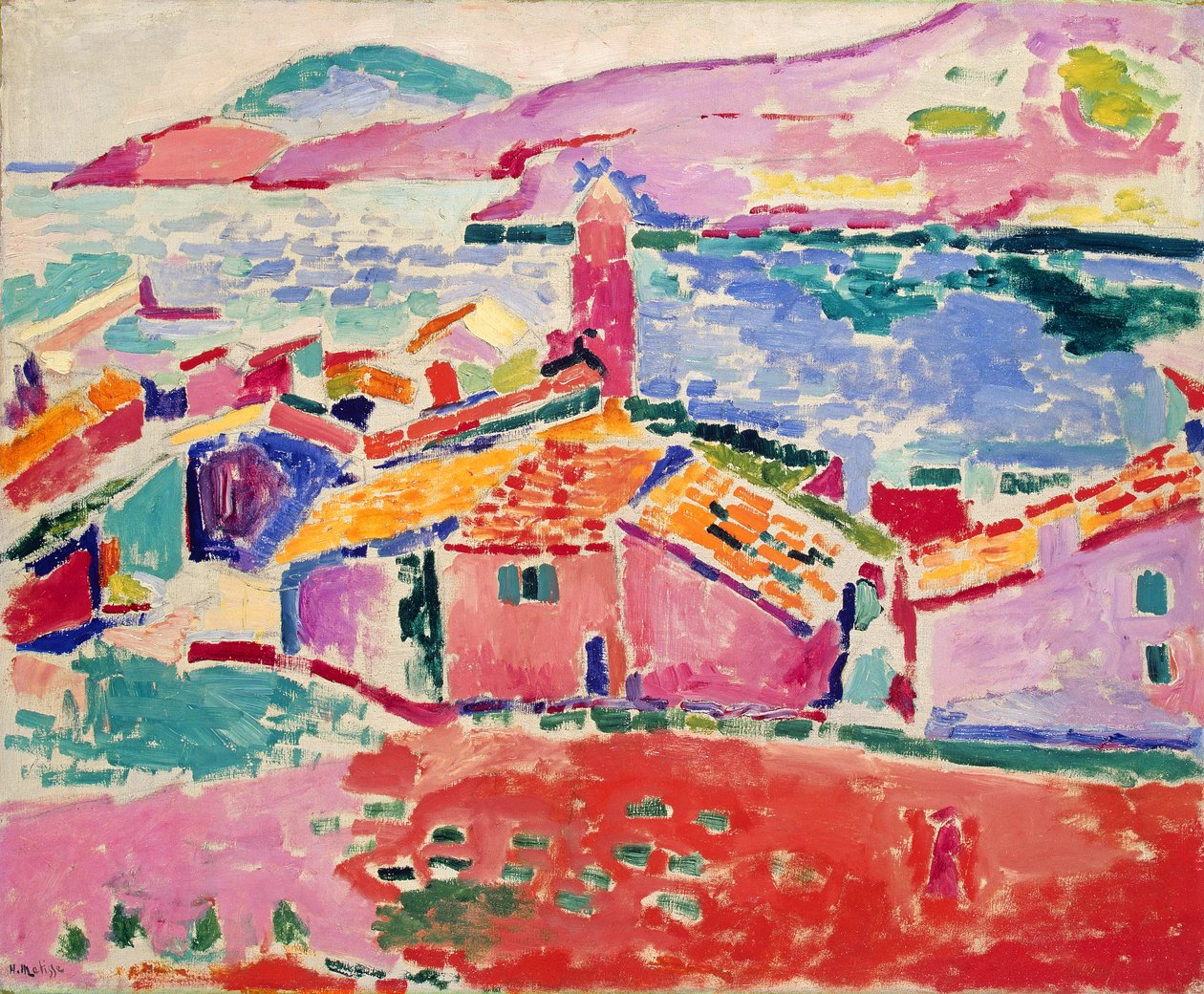 Pohled na Collioure, asi 1905 (olej na plátně) od Henri Matisse