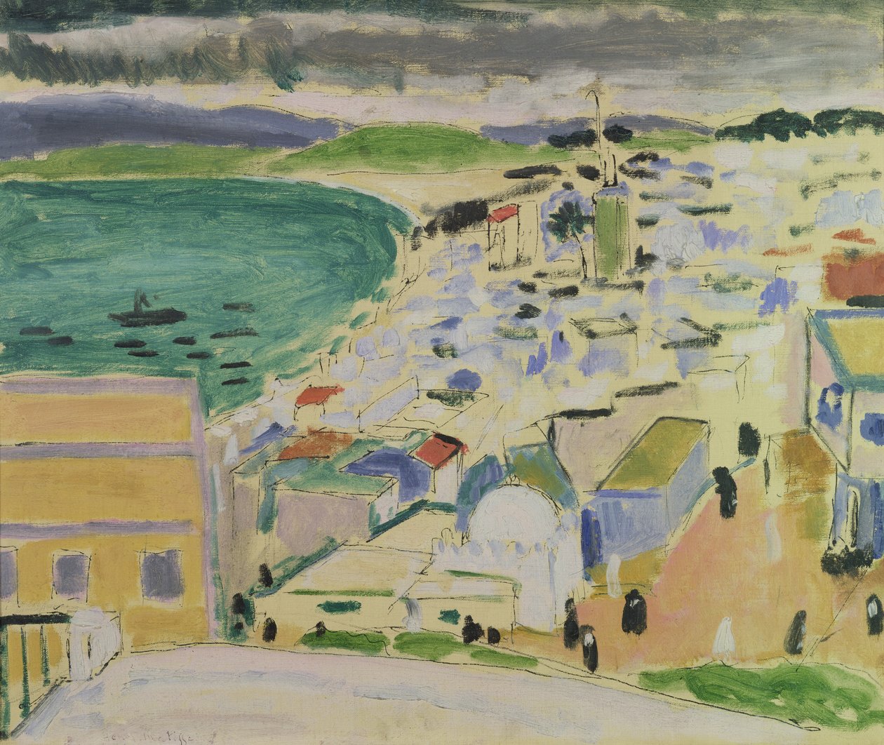 Pohled na Tangerský záliv (olej na plátně) od Henri Matisse