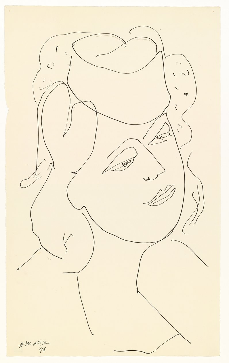 Žena s kloboukem od Henri Matisse