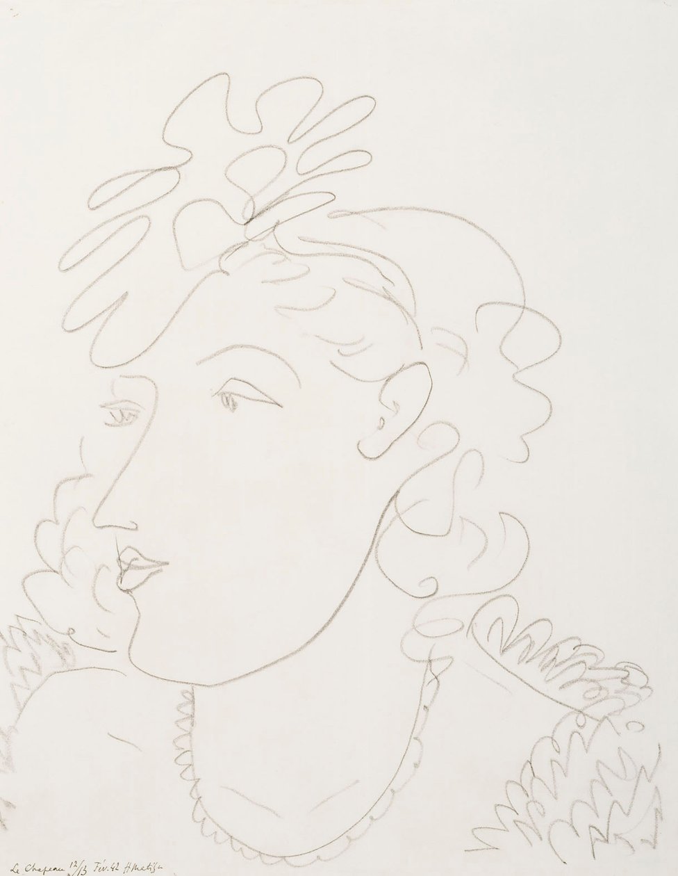 Žena s kloboukem od Henri Matisse
