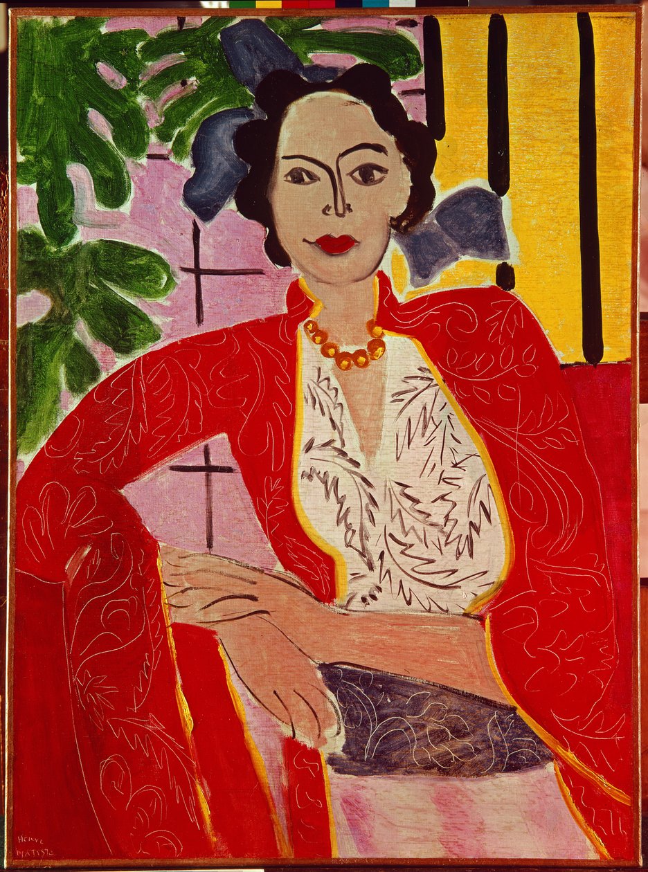 Žena s perlovým náhrdelníkem od Henri Matisse