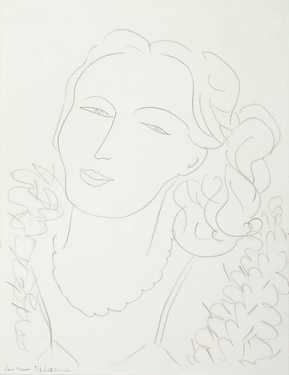 Žena bez klobouku od Henri Matisse