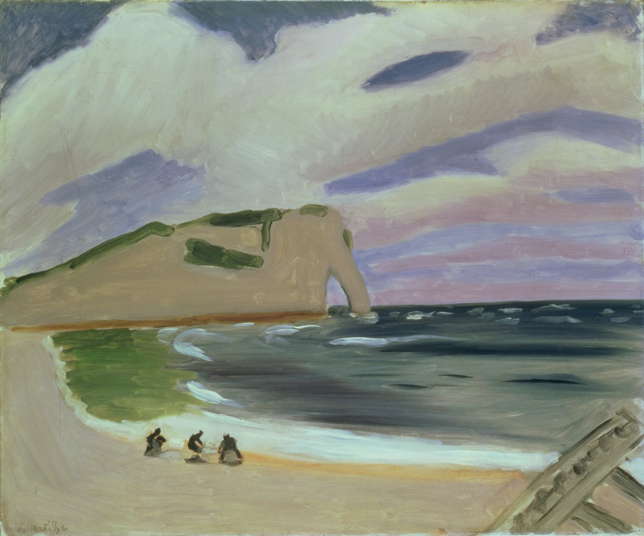 Ženy na pláži, Etretat od Henri Matisse