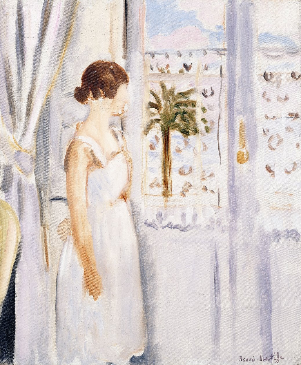 Mladá dívka u okna od Henri Matisse