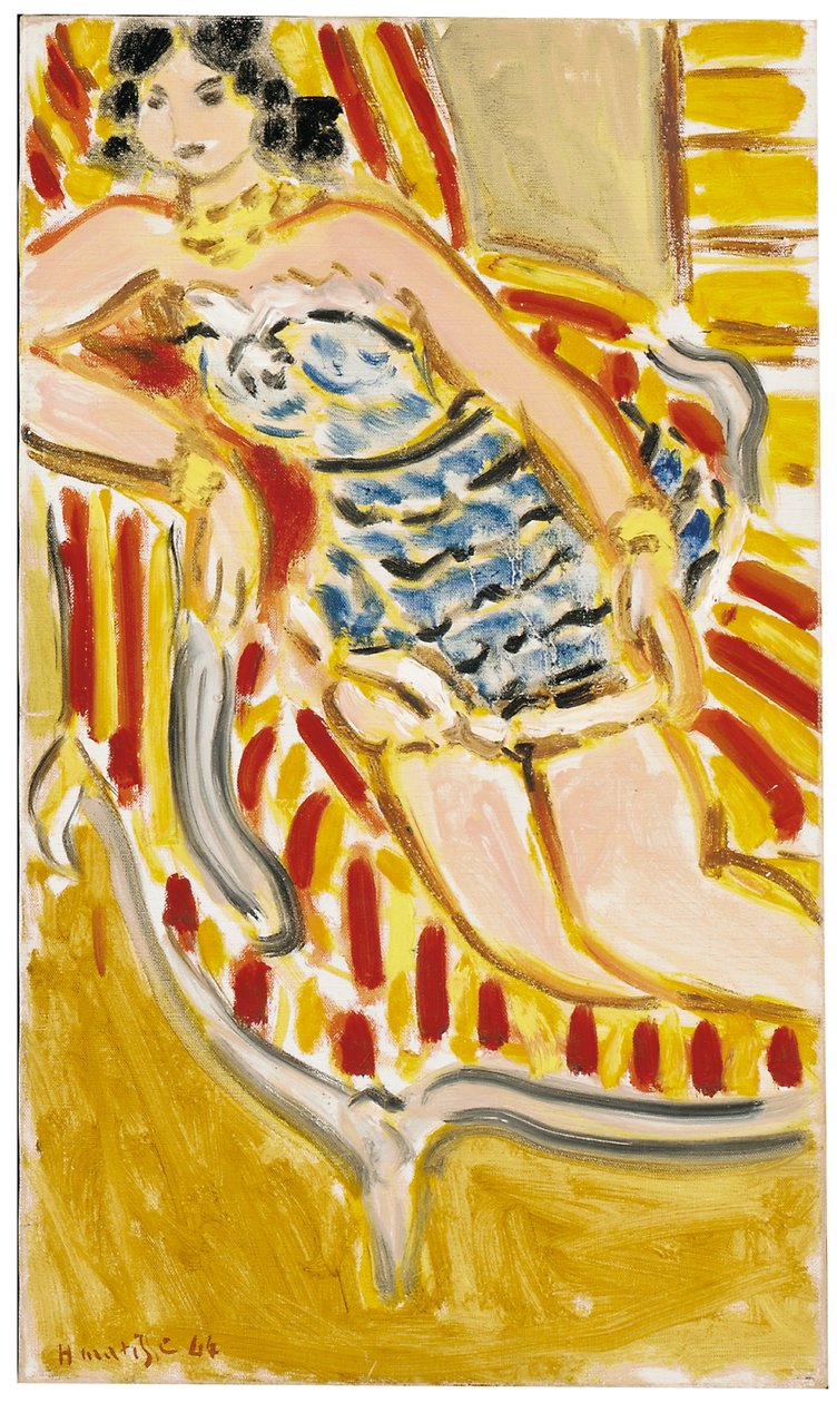 Mladá žena na pohovce od Henri Matisse