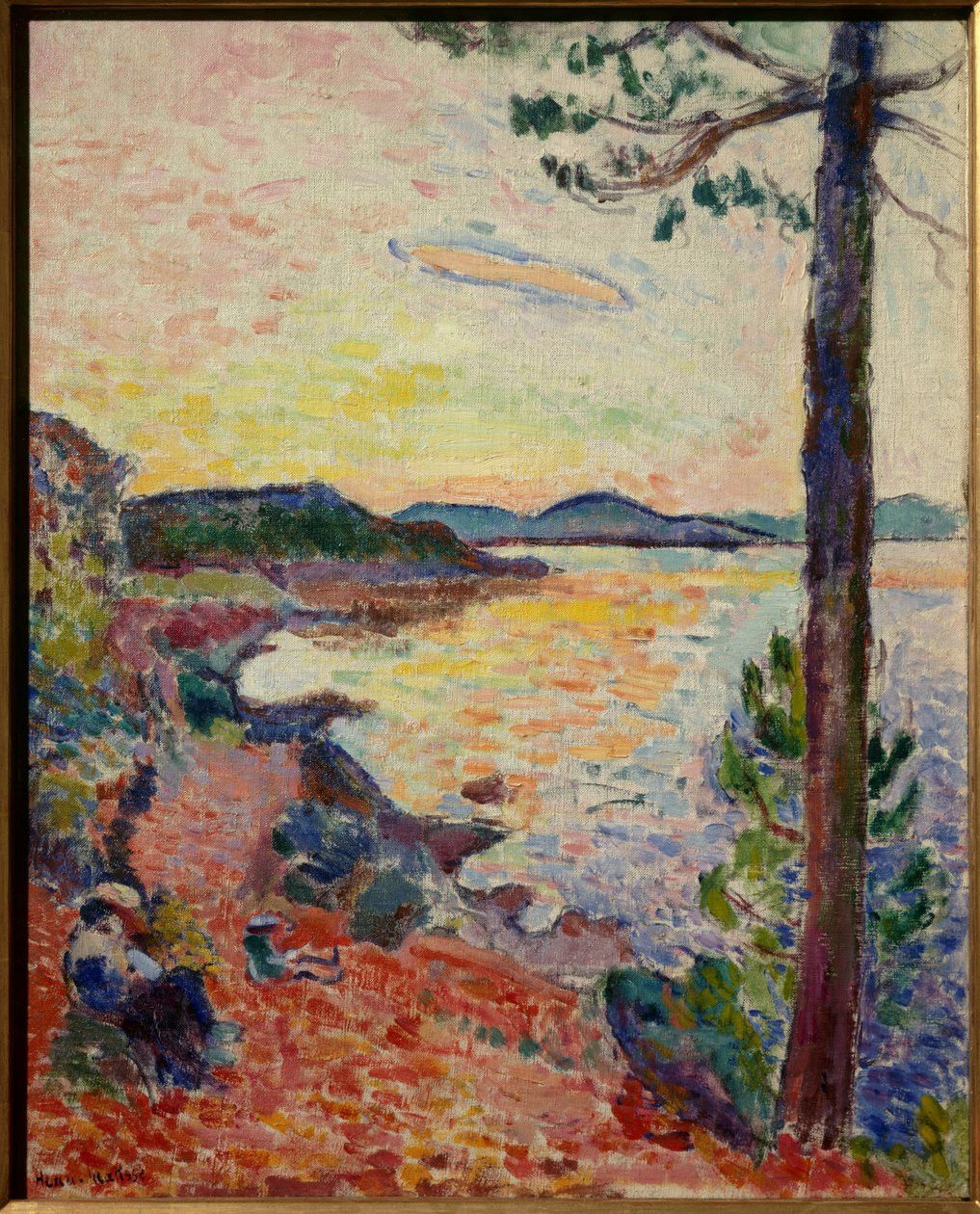 le gouter golfe de saint tropez 1904 (olej na plátně) od Henri Matisse