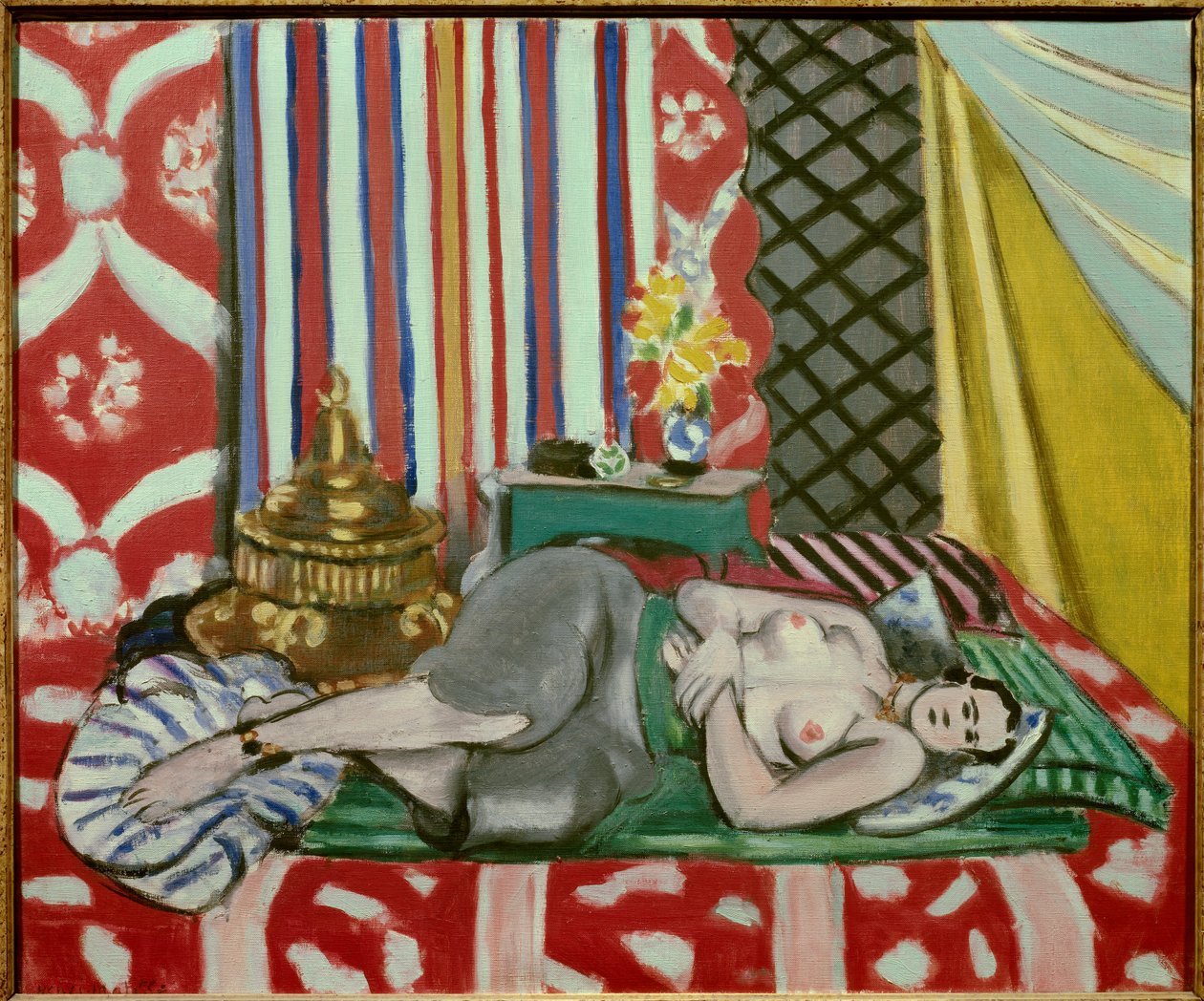 odalisque a la culotte grise 1925 (olej na plátně) od Henri Matisse