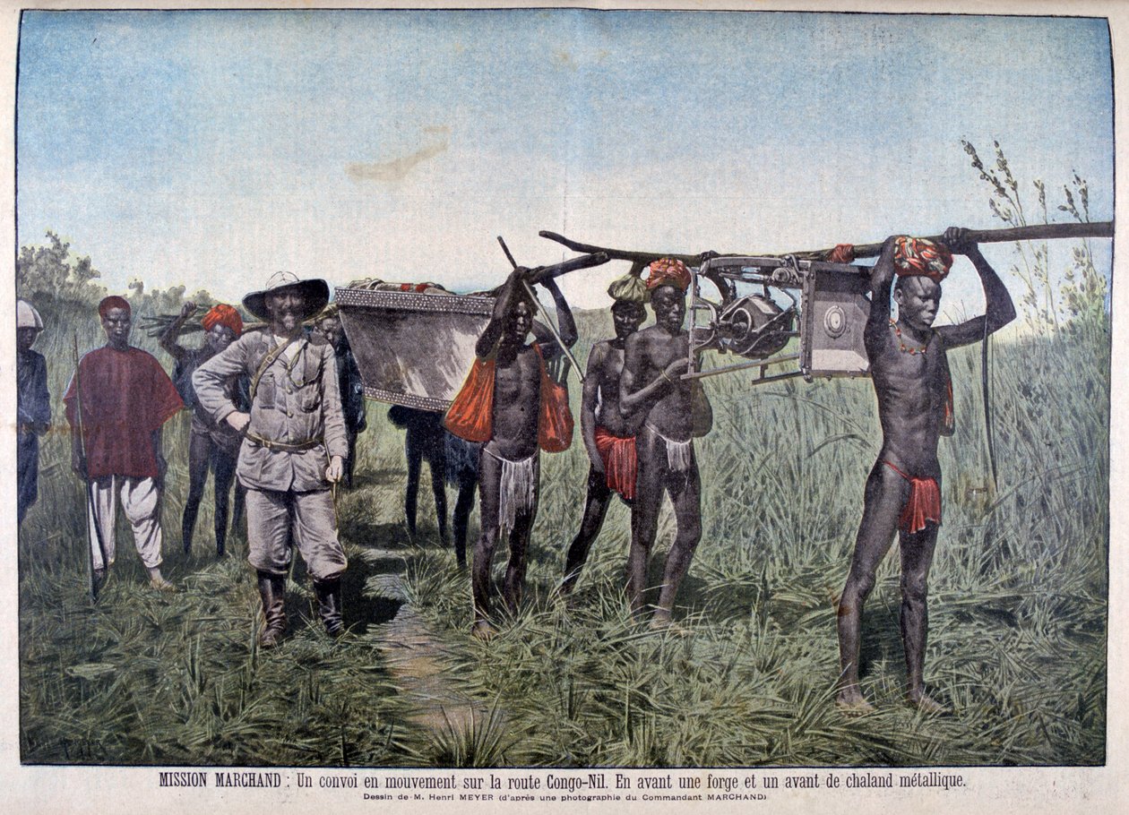 Konvoj na misi Marchand v roce 1898, 1899 od Henri Meyer