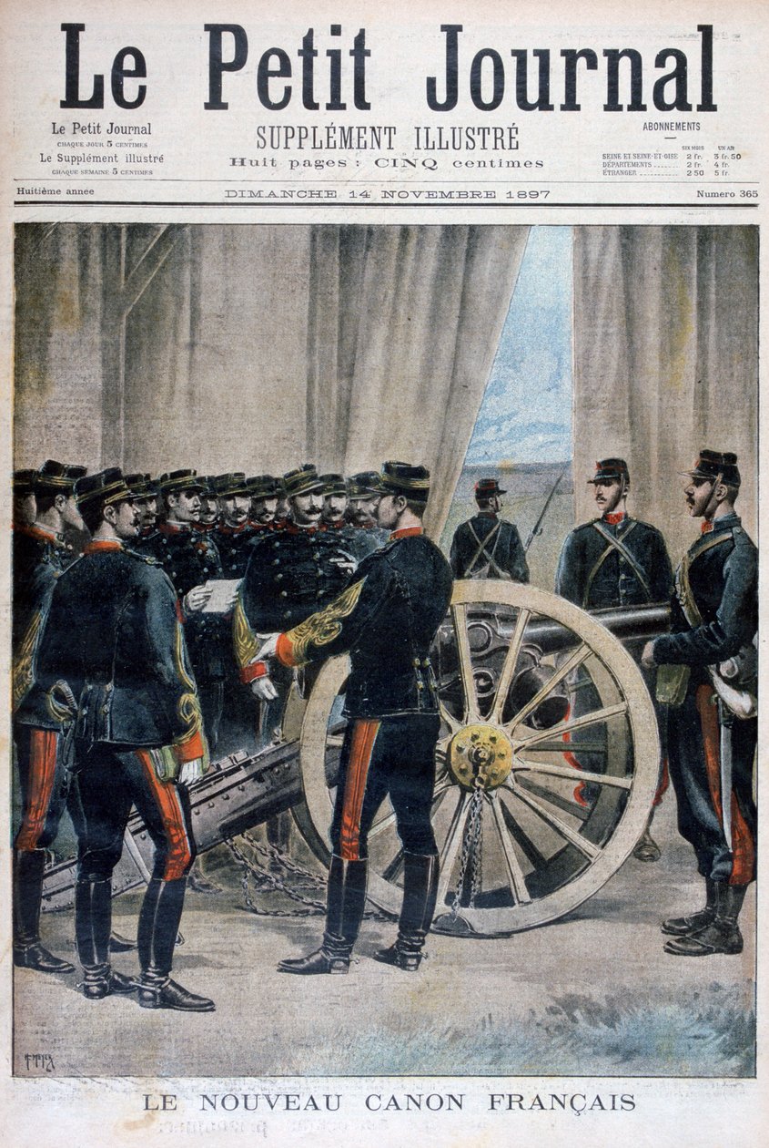 Nové francouzské dělo, 1897. od Henri Meyer