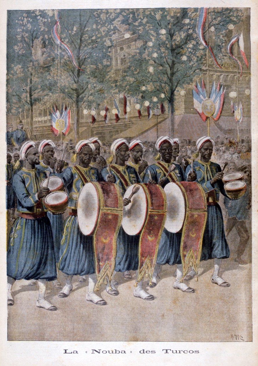 Pluk alžírského Turcos, 1896 od Henri Meyer