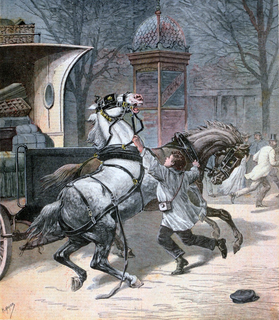 Mladý statečný muž, Paříž, 1892 od Henri Meyer