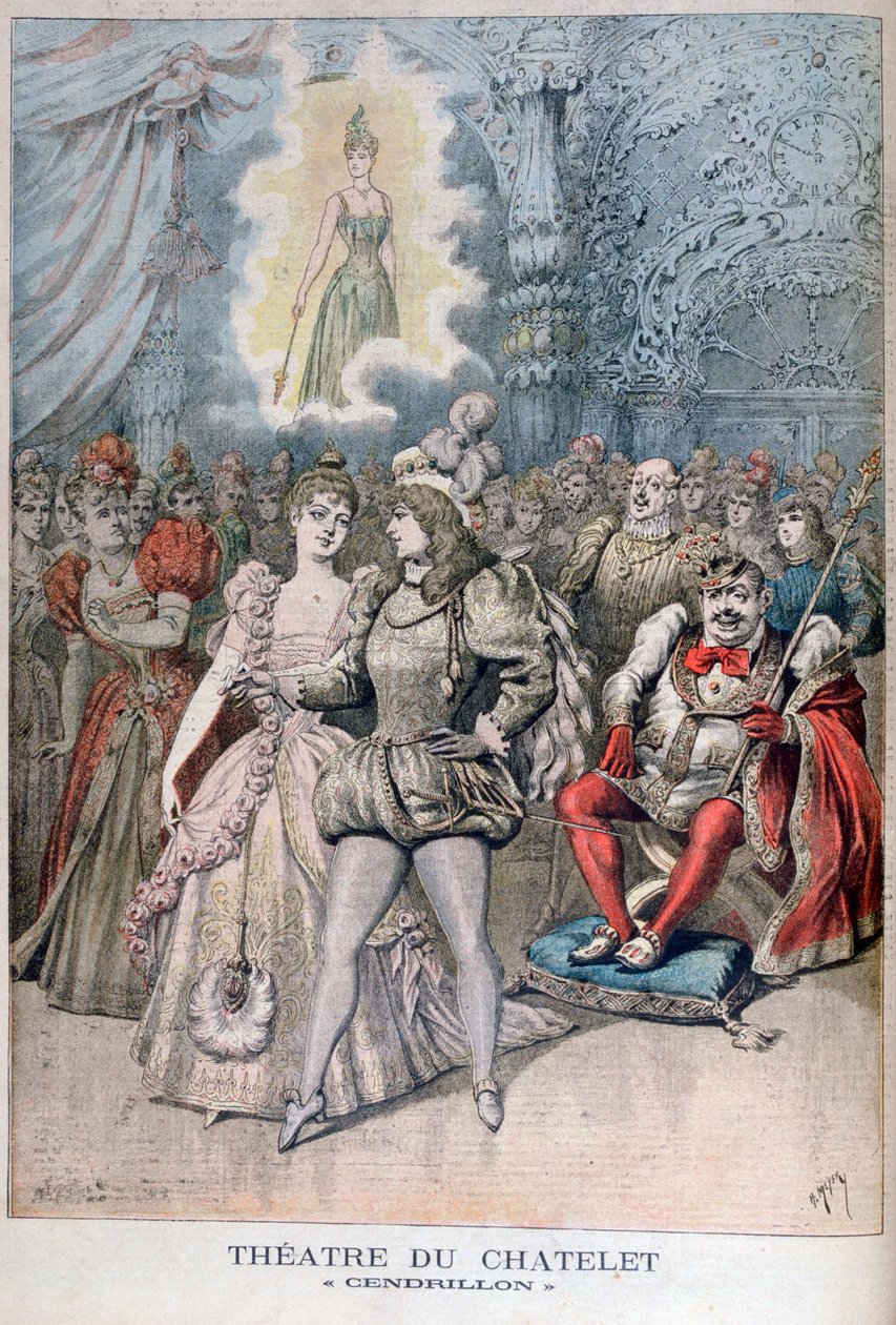 Cendrillon Cinderella, Théâtre du Châtelet, Paříž, 1895 od Henri Meyer