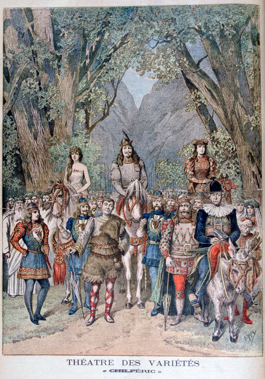Chilperic, Divadlo odrůd, 1895 od Henri Meyer