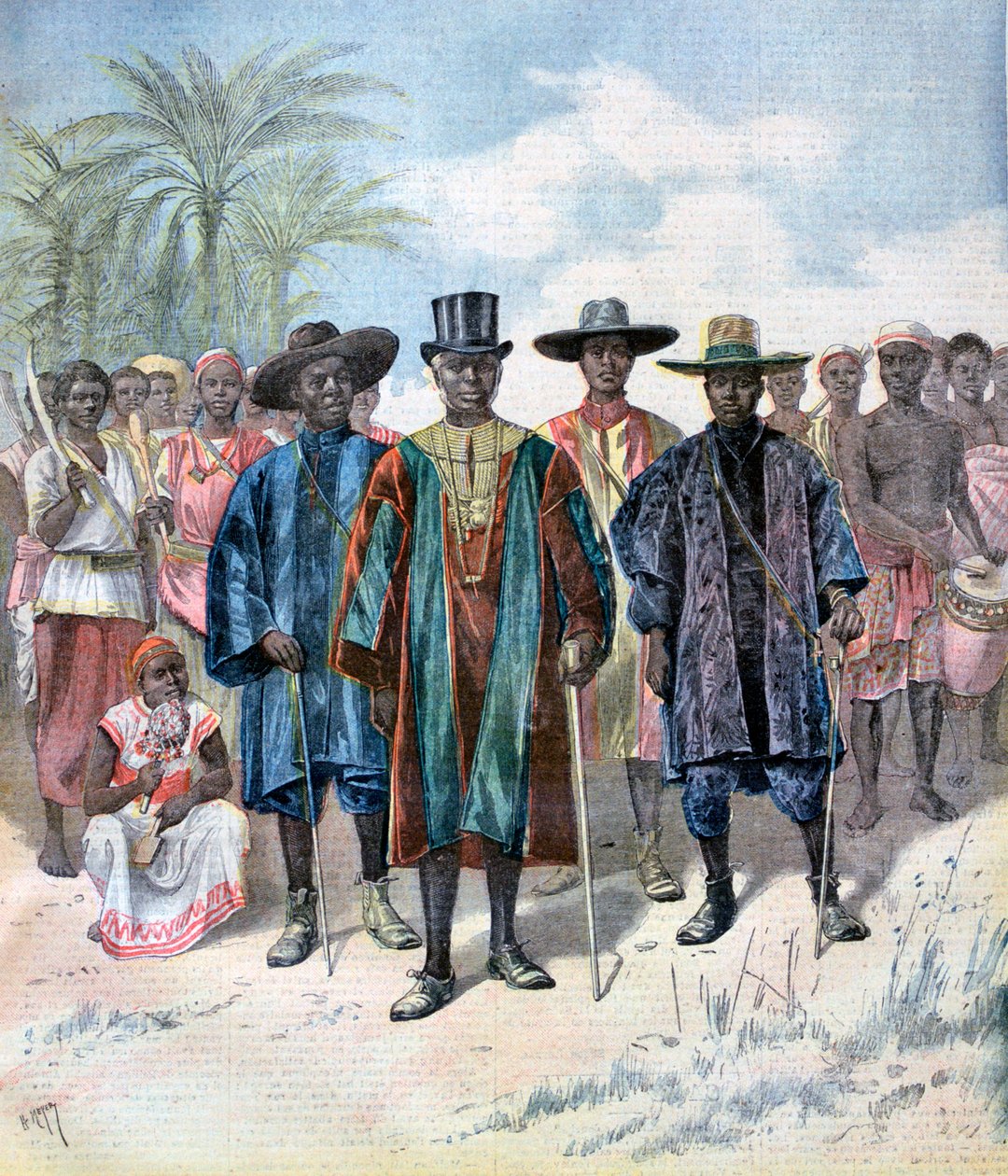 Dahomeans, 1893 od Henri Meyer