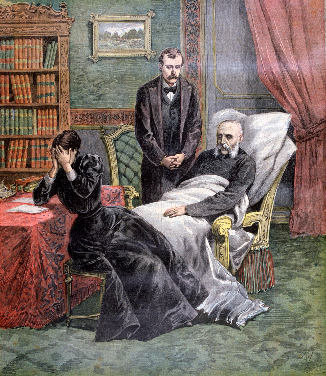 Smrt Julese Ferryho, 1893 od Henri Meyer