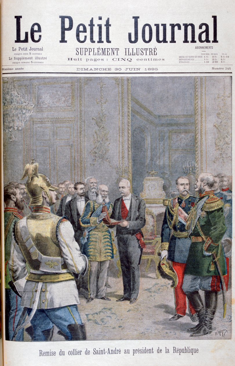 Předání collier de Saint André prezidentovi republiky, 1895 od Henri Meyer