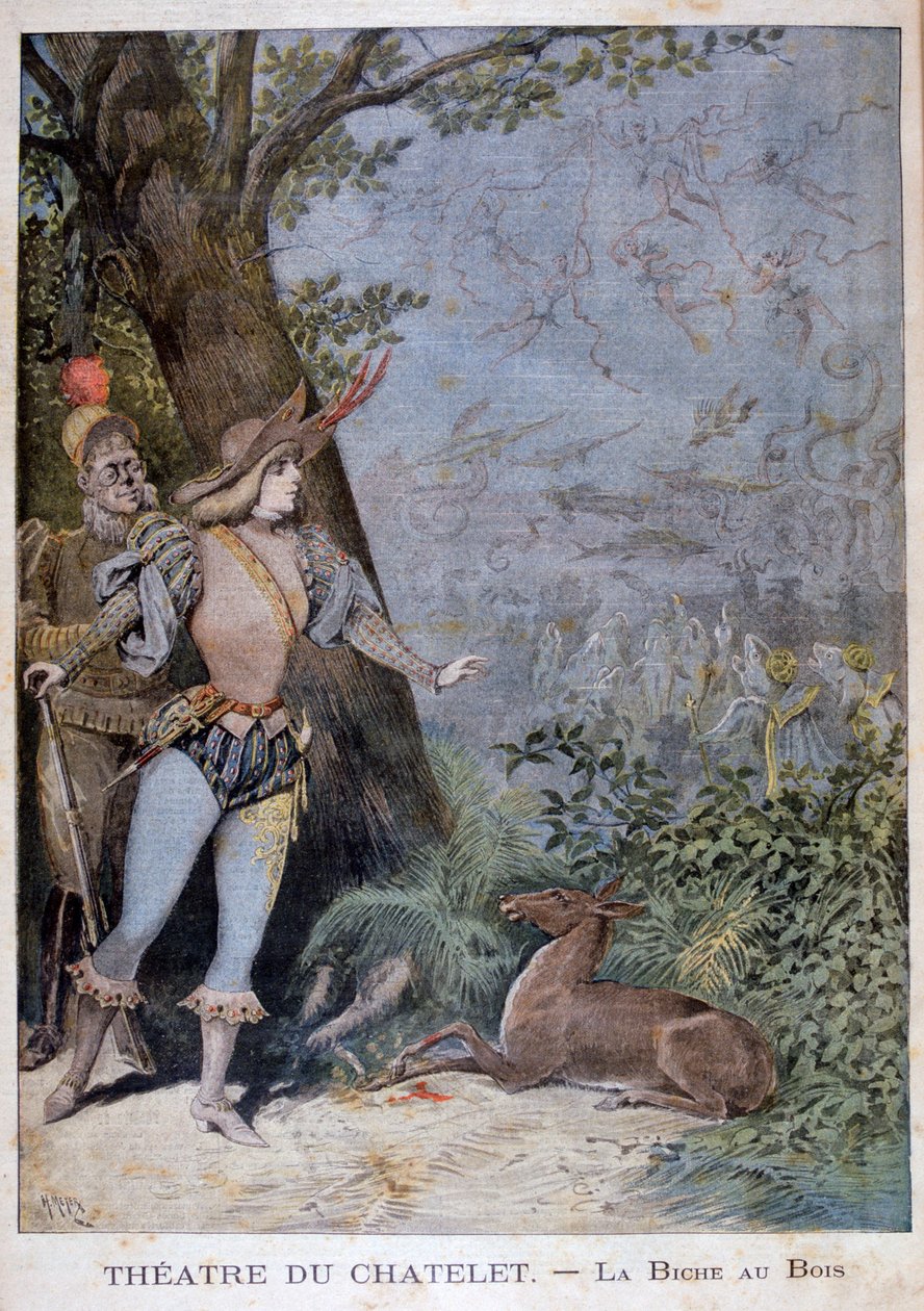 La Biche au Bois, Theater du Châtelet, Paříž, 1896 od Henri Meyer