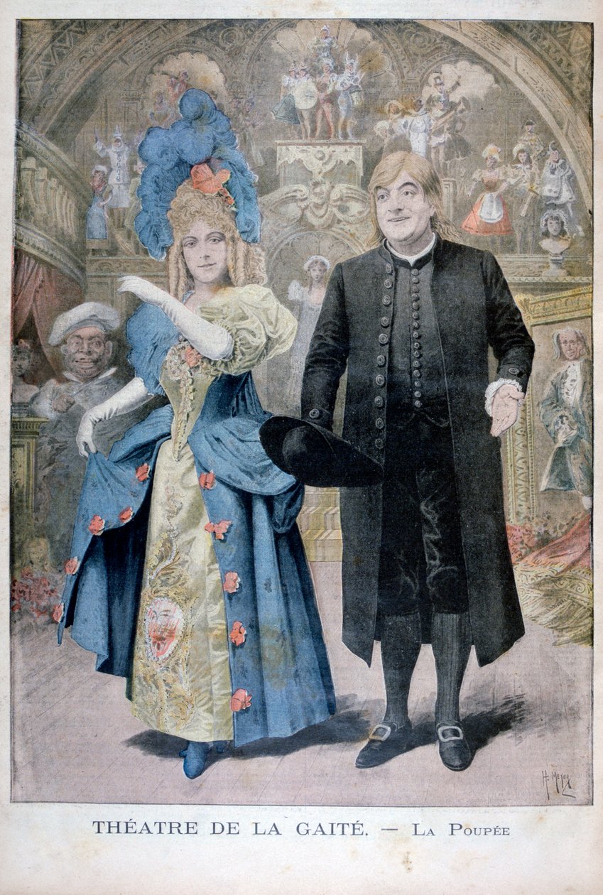 La Poupée, Théâtre de la Gaité, Paříž, 1896 od Henri Meyer