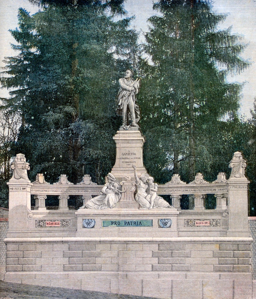 Památník Leon Gambetta, Ville d